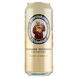 Foto van Franziskaner weissbier premium witbier blik 500ml bij jumbo