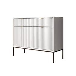 Foto van Meubella dressoir navil - wit - 104 cm