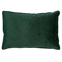 Foto van Dutch decor finn - kussenhoes velvet mountain view 40x60 cm - groen - groen