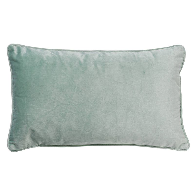 Foto van Dutch decor finn - sierkussen velvet jadeite 30x50 cm - groen - groen