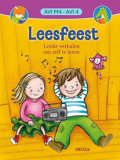 Foto van Leesfeest leuke verhalen om zelf te lezen (avi m4 / avi 4) - hardcover (9789044764123)