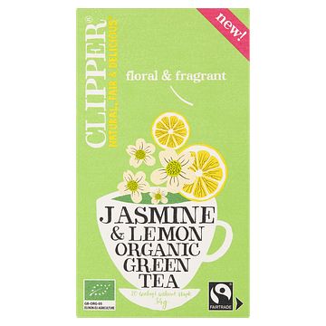Foto van Clipper jasmine & lemon organic green tea 20 stuks bij jumbo
