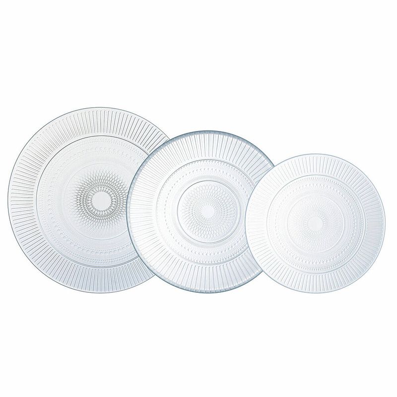 Foto van Serviesset luminarc louison transparant glas (18 onderdelen)