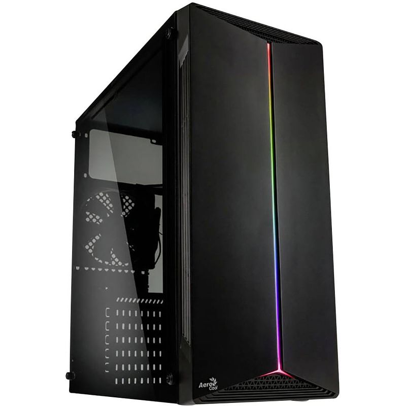 Foto van Aerocool accm-pv18012.11 midi-tower gaming-behuizing, behuizing zwart