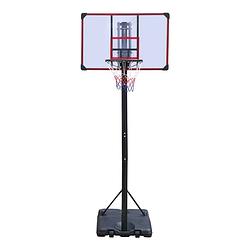 Foto van Engelhart basketbalpaal verstelbaar 270-305 cm met standaard basketbalstandaard mobiel & verrijdbaar