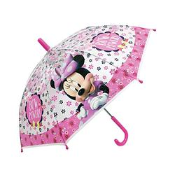 Foto van Minnie mouse meisjes paraplu roze 38 cm