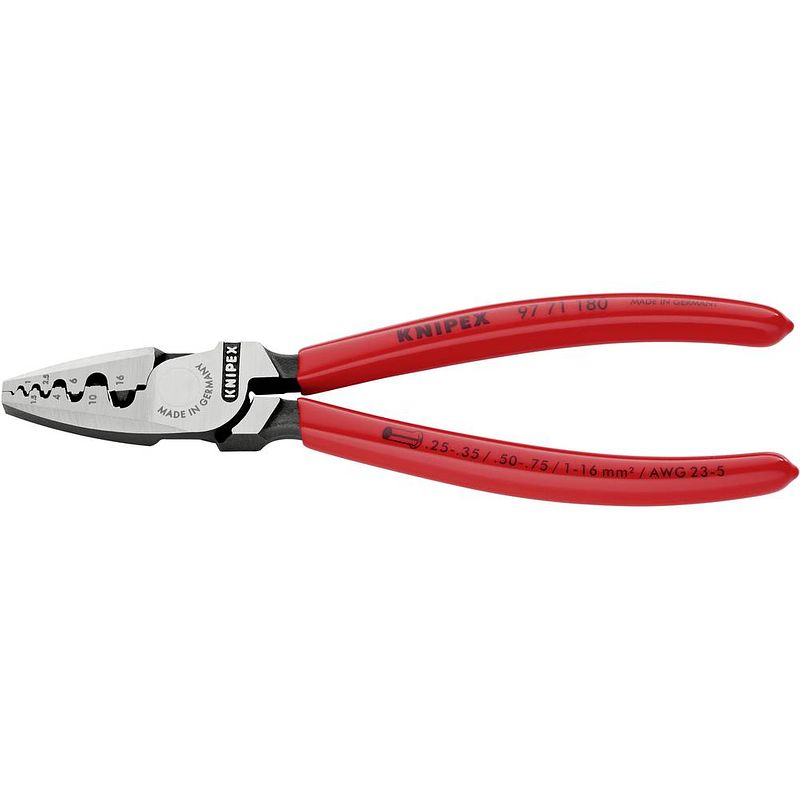 Foto van Knipex 97 71 180 sb krimptang 1 stuks