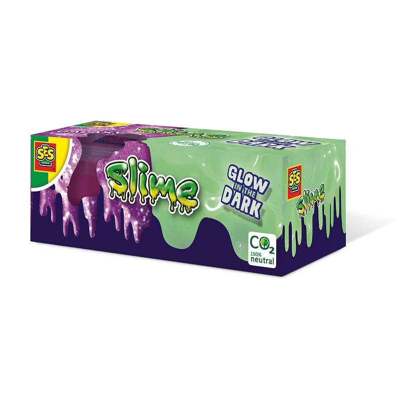 Foto van Slime - glow in the dark 2x120gr