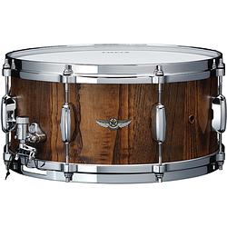 Foto van Tama tws1465-rsc star walnut roasted japanese chestnut snaredrum 14 x 6.5