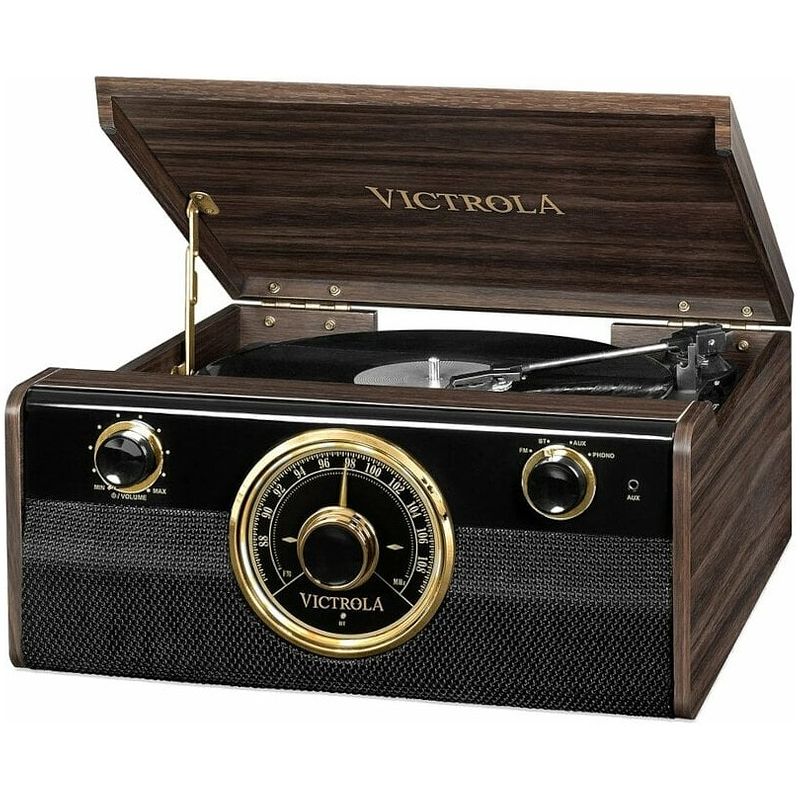 Foto van Victrola vta-240b platenspeler bruin