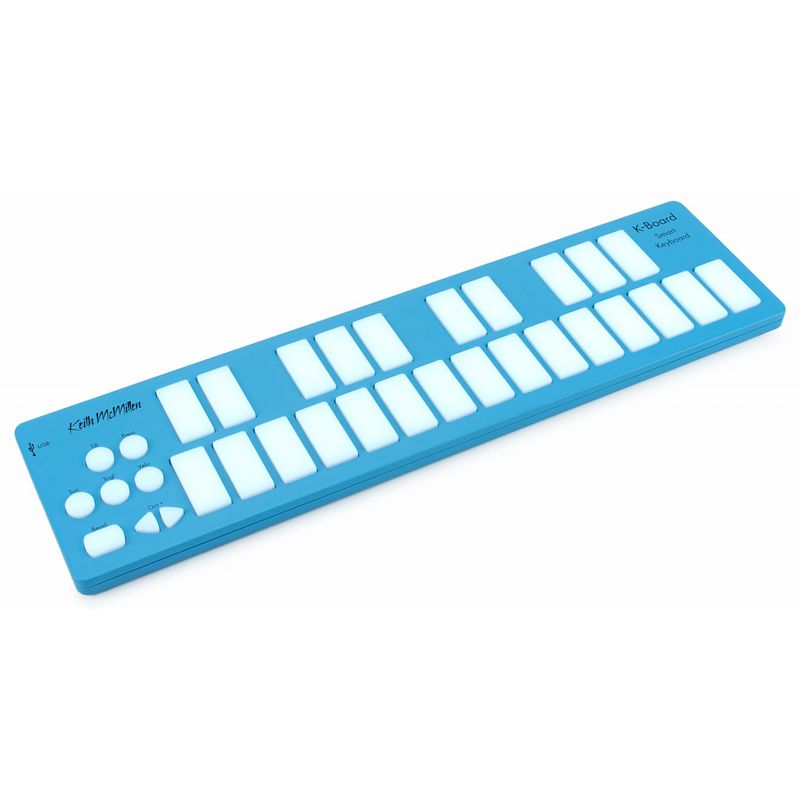 Foto van Keith mcmillen k-board c aqua usb/midi keyboard