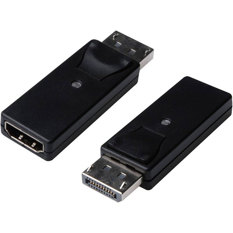 Foto van Digitus ak-340602-000-s displayport / hdmi adapter [1x displayport stekker - 1x hdmi-bus] zwart