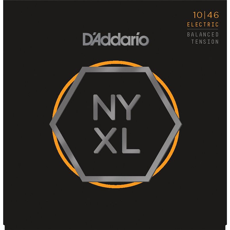 Foto van D'saddario nyxl1046bt nickel wound light balanced tension 10-46