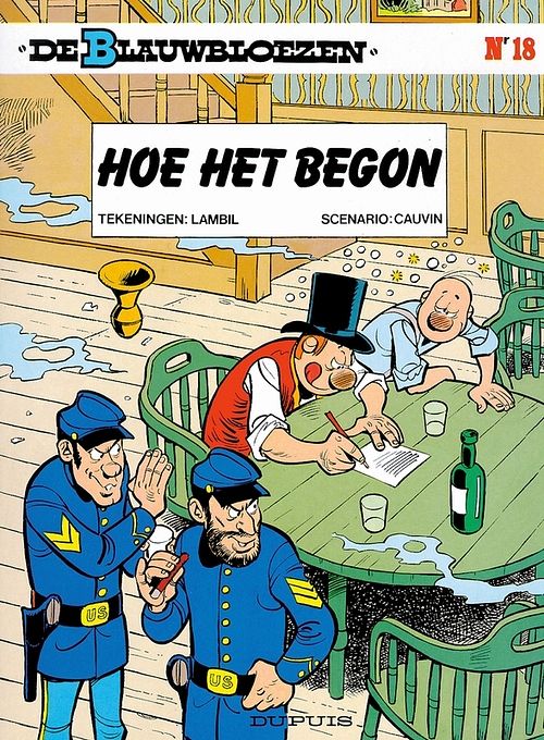 Foto van De blauwbloezen - 18 - hoe het begon - raoul cauvin - paperback (9789031407118)