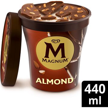 Foto van Magnum ijs almond rainforest alliance pint 440ml bij jumbo