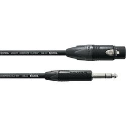 Foto van Cordial cpm5fv peak xlr (female) / jack (6.3 mm trs) stereo 5 meter