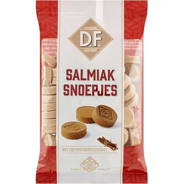 Foto van D.f. salmiak snoepjes met zoethoutwortelextract 200g bij jumbo