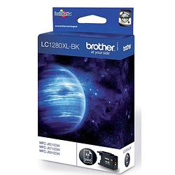 Foto van Brother inktcartridge, 2.400 pagina'ss, oem lc-1280xlbk, zwart 5 stuks