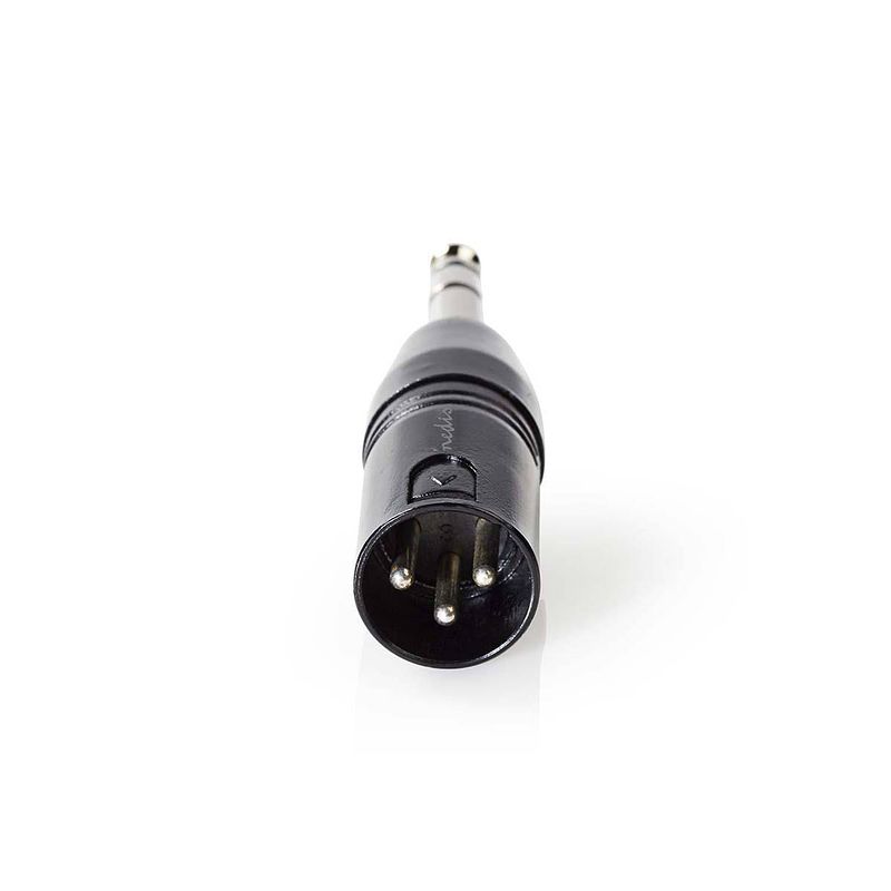 Foto van Nedis xlr-adapter - cotp15943bk - zwart