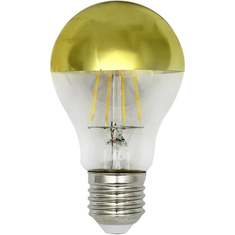 Foto van Lightme lm85145 led-lamp energielabel f (a - g) e27 peer 5 w warmwit (ø x l) 60 mm x 104 mm filament / retro-led 1 stuk(s)