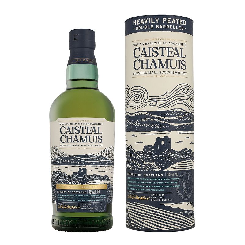 Foto van Caisteal chamuis bourbon blended malt whisky 70cl + giftbox