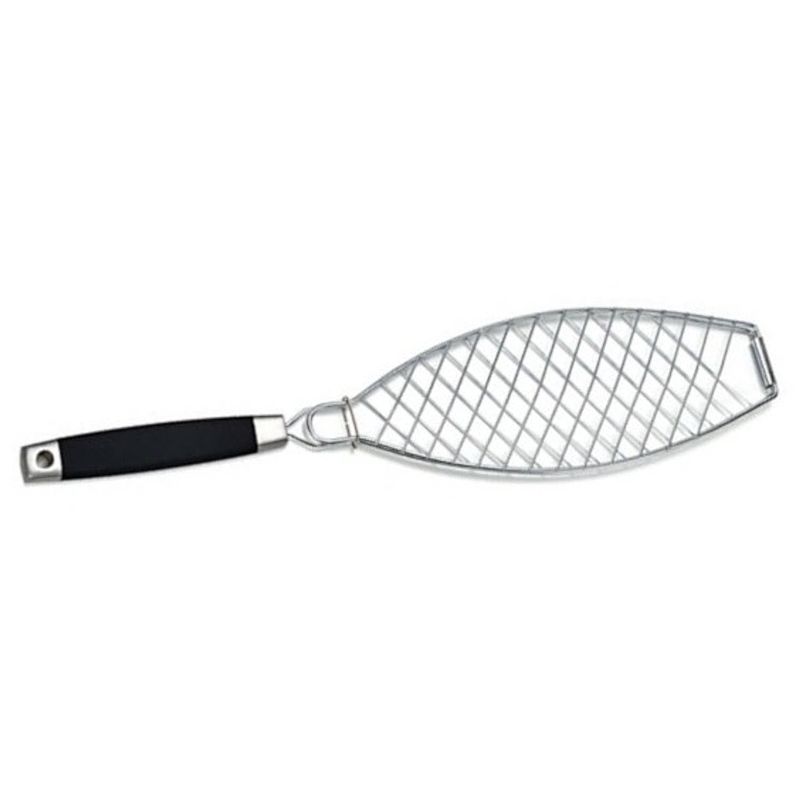 Foto van Boomex grillhouder flash classic vis staal 62 cm chroom