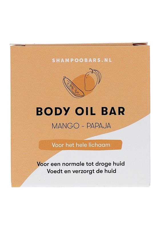 Foto van Body oil bar mango en papaja