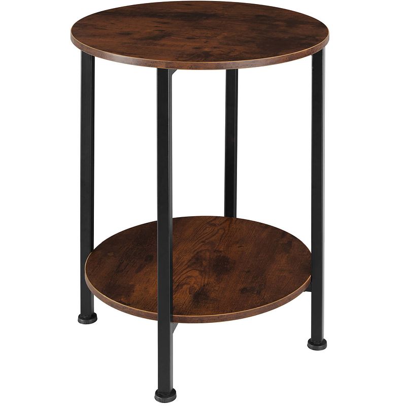 Foto van Tectake - bijzettafel ballina industrial dark, sidetable - 404217