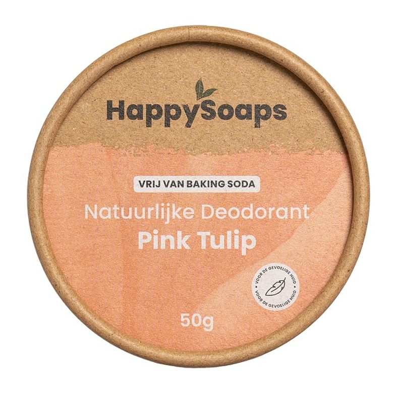 Foto van Happysoaps pink tulip deodorant