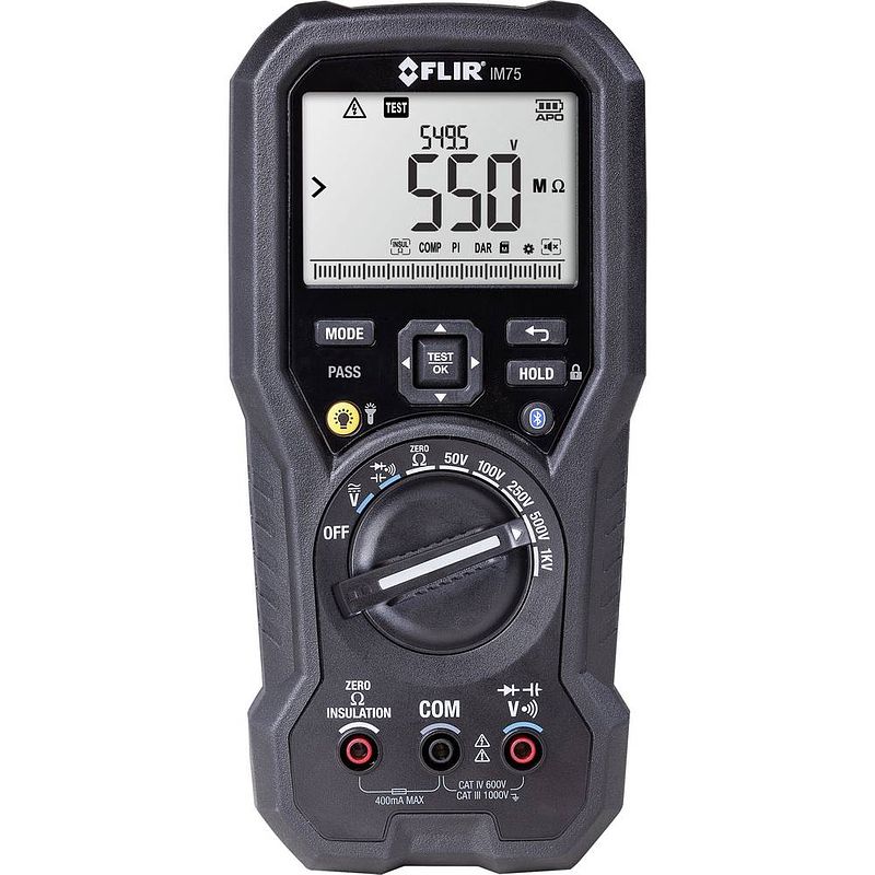 Foto van Flir im75 multimeter digitaal datalogger cat iii 1000 v, cat iv 600 v