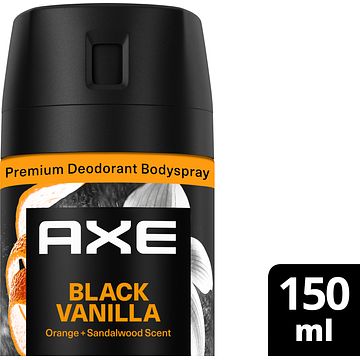 Foto van Axe deodorant bodyspray black vanilla 150ml bij jumbo