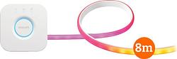 Foto van Philips hue gradient lightstrip basisset 8 meter + bridge