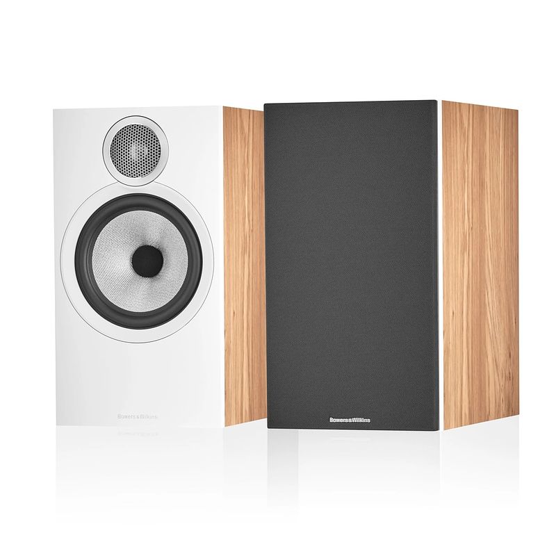 Foto van Bowers & wilkins 606 s3 per set boekenplank speaker bruin