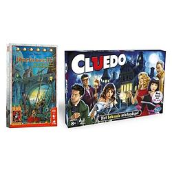 Foto van Spellenbundel - 2 stuks - machiavelli & hasbro cluedo