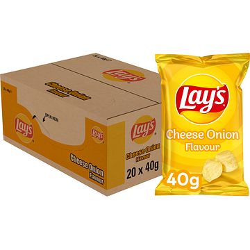 Foto van Lay'ss cheese onion 20 x 40g bij jumbo