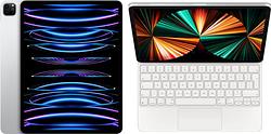 Foto van Apple ipad pro (2022) 12.9 inch 128gb wifi zilver + magic keyboard