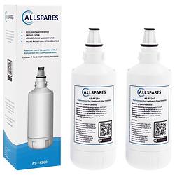 Foto van Allspares waterfilter (2x) voor koelkast geschikt voor liebherr 7440002