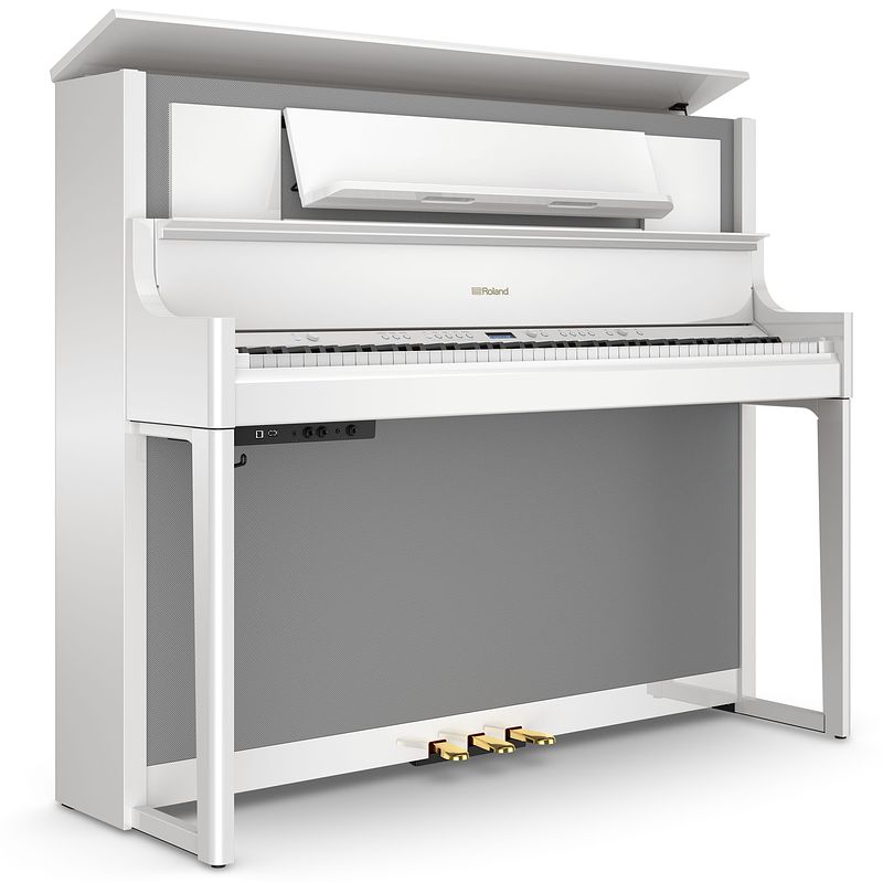 Foto van Roland lx708-pw digitale piano polished white