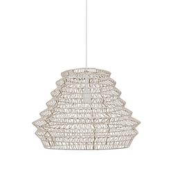 Foto van Light & living - hanglamp flame - 55x55x41 - bruin