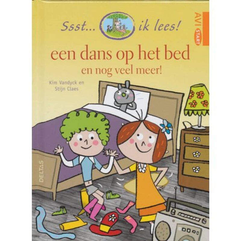 Foto van Een dans op het bed - ssst... ik lees!