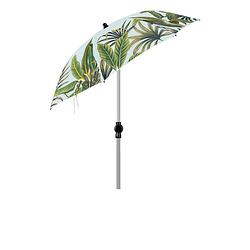 Foto van 4goodz strandparasol tropical bladeren 200 cm - lichtgroen