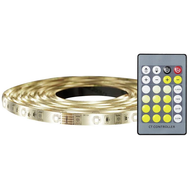 Foto van Nordlux led strip 2210359901 led-strip basisset energielabel: g (a - g) 240 v 3 m warmwit tot koudwit