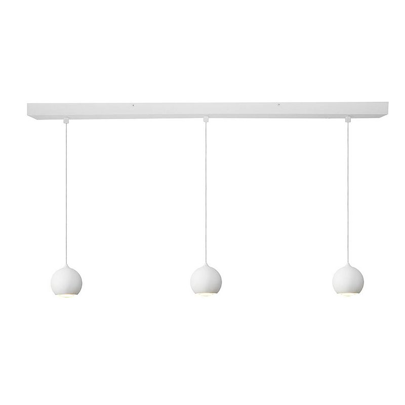 Foto van Lamponline hanglamp denver 3 lichts ø 10 cm l 100 cm wit