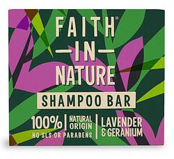 Foto van Faith in nature lavender & geranium shampoo bar