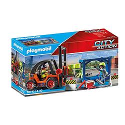 Foto van Playmobil city action - vorkheftruck met lading (70772)