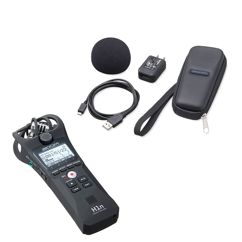 Foto van Zoom h1n-vp field recorder + sph-1n accessoires