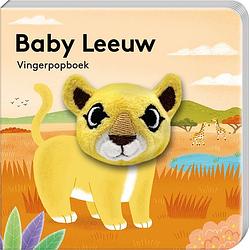 Foto van Vingerpopboekje baby leeuw - imagebooks factory - kartonboekje;kartonboekje (9789464085365)