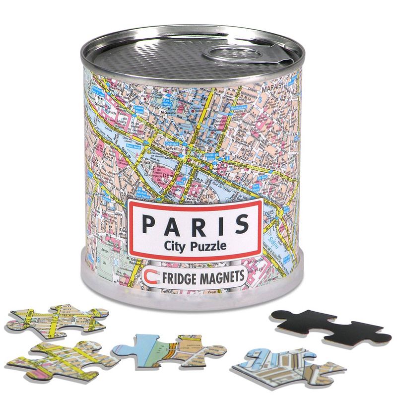 Foto van City puzzel magnetische puzzel parijs 100 stukjes