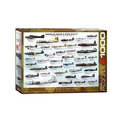 Foto van Eurographics puzzel world war ii aircraft - 1000 stukjes