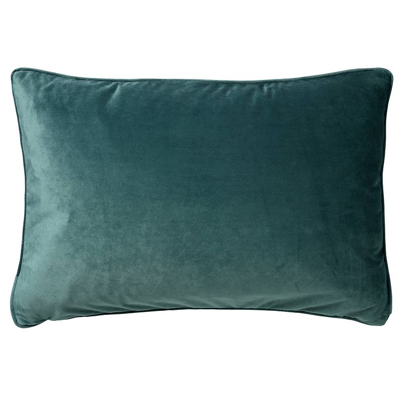 Foto van Dutch decor - finn - kussenhoes velvet sagebrush green 40x60 cm - groen